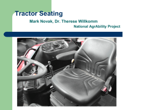Tractor Seating Tuesday, November 8th, 2005a.ppt