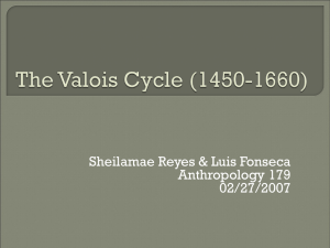 The Valois Cycle (1450-1660)