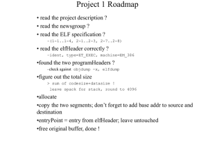 Project 1 Roadmap