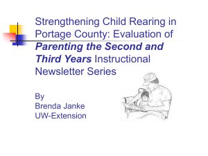 Strengthening Child Rearing in Portage County: Evaluation of Newsletter Series