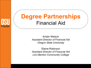 Degree Partnership Program and Financial Aid (DPP Summit 2010)