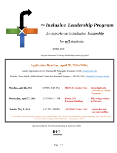 Inclusive Leadership Program