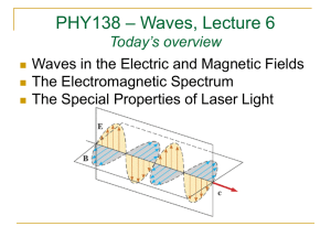 – Waves, Lecture 6 PHY138