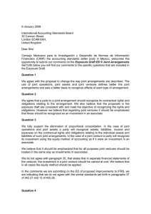 CINIF comments to ED9 Joint arrangements.doc