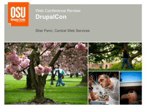 DrupalCon Web Conference Review: Sher Fenn, Central Web Services