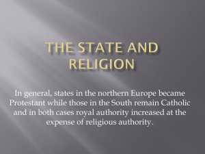The State and Religion