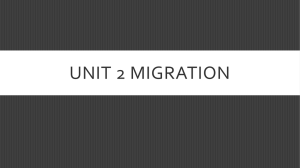 Unit 2 Migration