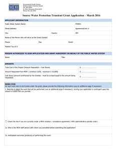 Transient Grant Application Form (Word Document: 135KB/3 pages)