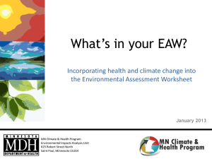 What's in your EAW? (PPT: 17MB/64 pages)