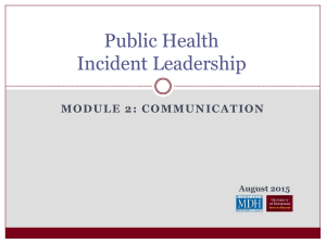 Module 2: Communication (Powerpoint: 16 slides)