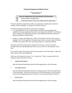 Financial Capacity and Review Form and Instructions (Word: 26KB/5 pages)