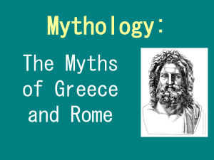 Mythology Introductory Power Point 1