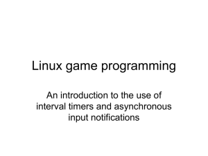 Linux game programming An introduction to the use of input notifications