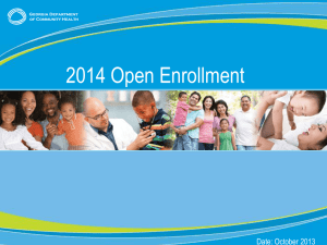 2014 Open Enrollment Date: October 2013 0