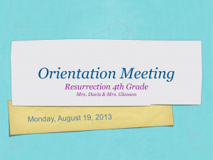 Orientation Meeting(1)2013-14
