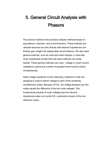 5. General Circuit Analysis with Phasors