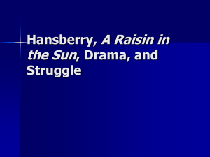 A Raisin in the Sun - Introduction to the Play