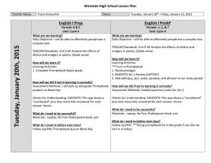 Cycle 4 Week 3 Lesson Plans
