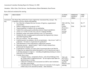 Assessment Committee Meeting Report for February 22, 2008