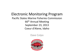 Electronic Monitoring Panel (Dave Colpo - PSMFC)