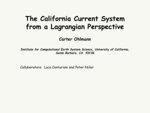 The California Current System from a Lagrangian Perspective