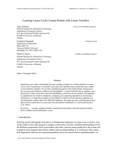 Learning Linear Cyclic Causal Models with Latent Variables
