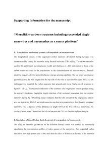 Supporting Information for the manuscript  “Monolithic carbon structures including suspended single