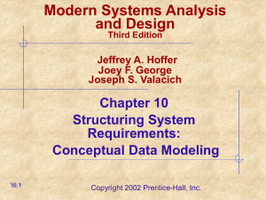 Modern Systems Analysis and Design Chapter 10 Structuring System
