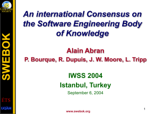 SoftwareEngineeringBodyofKnowledge.ppt