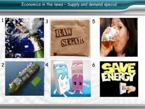 1 3 5 Economics in the news – Supply and demand special