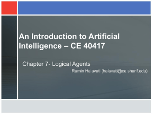 AI-07-Logical Agents.ppt