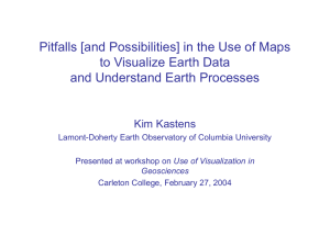 Pitfalls [and Possibilities] in the Use of Maps to Visualize Earth Data and Understand Earth Processes