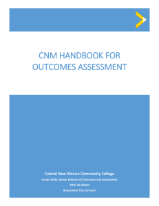 CNM Handbook for Outcomes Assessment (doc)