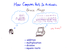 How Computers Really Do Arithmetic (. ppt )