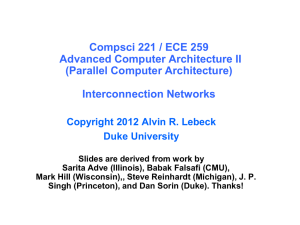 Compsci 221 / ECE 259 Advanced Computer Architecture II (Parallel Computer Architecture)