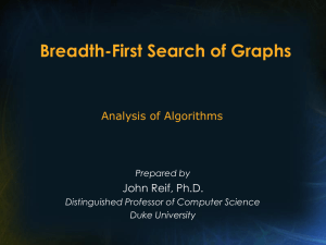 Breadth-First Search of Graphs and Matching