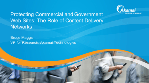 Protecting Commercial and Government Web Sites: The Role of Content Delivery Networks