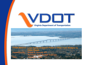 VDOT Load Ratings-Gusset Plates - 10-08-2009 (3 MB File)