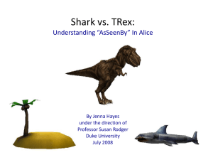 Shark vs. TRex: Understanding “AsSeenBy” In Alice By Jenna Hayes