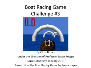 Boat Racing Game Challenge #3