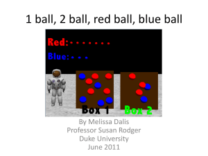 1 ball, 2 ball, red ball, blue ball By Melissa Dalis