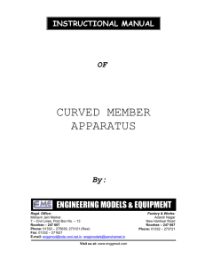 Curved Member Apparatus