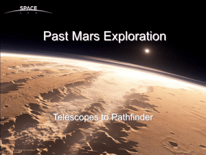 Past Mars Exploration Telescopes to Pathfinder