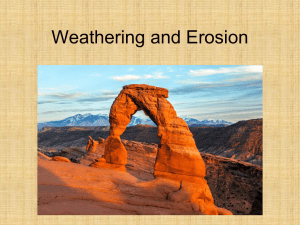 Weathering and Erosion PowerPoint