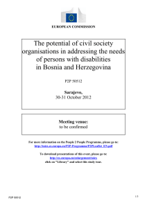 The potential of civil society organisations in addressing the needs