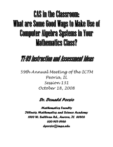 2008 ICTM Workshop