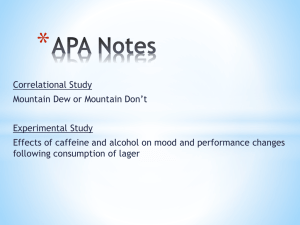 APA Notes