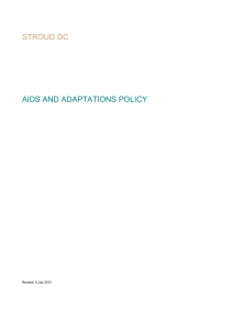 Final Aids and Adaptations Policy 170114.doc