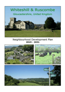 Whiteshill Ruscombe Neighbourhood Development Plan 2015-2031 submission draft