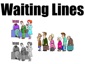 Waiting Line Basics -Buffer